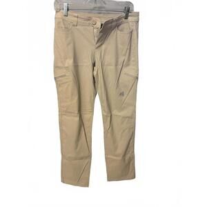 Eddie Bauer Women's Guide Pro Pants Beige Outdoor Cargo Hiking Pants Size 4